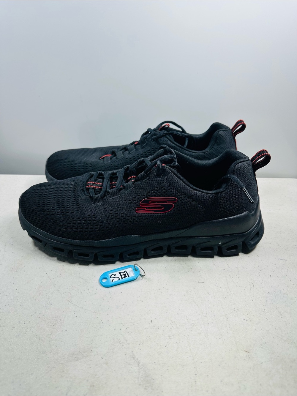 Skechers Men's Black Slip-On Athletic Sneakers size 12